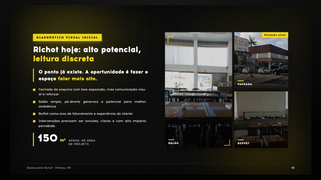 Tela da apresentação: Diagnóstico visual